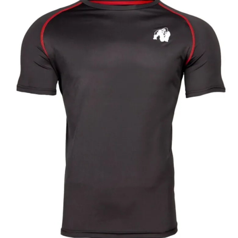 Performance Tee, Black/Red