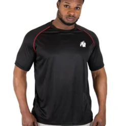 Performance Tee, Black/Red