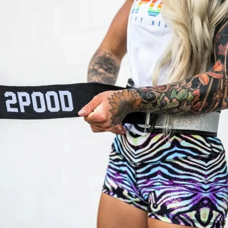 2Pood Diamond 4 Straight Weightlifting Belt