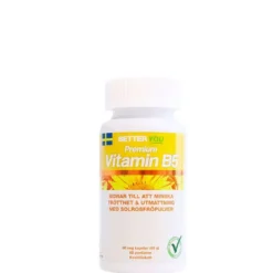 Premium Vitamin B5 60 kapslar