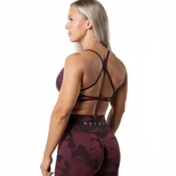 Prime Seamless Camo Top, Röd