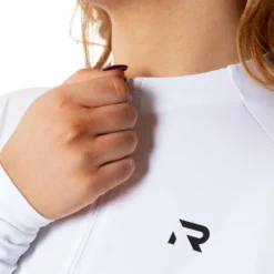 Prime Zip Longsleeve, Vit