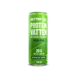 Proteinvatten Koffein Päron 330 ml