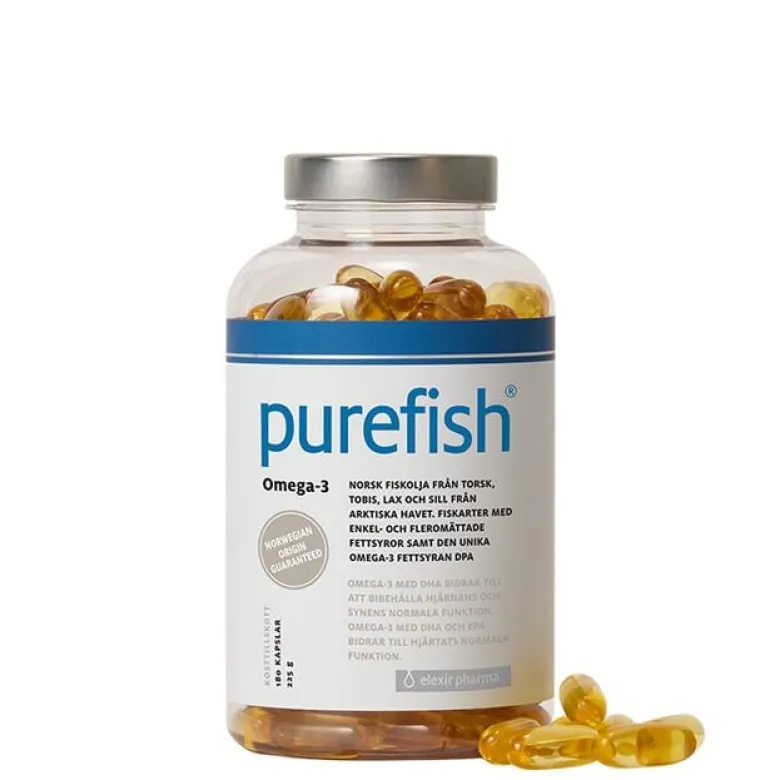 Purefish Omega-3 180 kapsler
