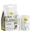 100% Pure Kreatin Monohydrat 300 g + Laktosefri Gainer 2 kg