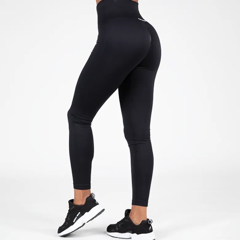 Quincy Seamless Leggings, Black