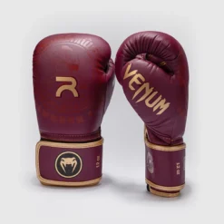 Rajadamnern x Venum Boxing Gloves Burgundy, 10oz