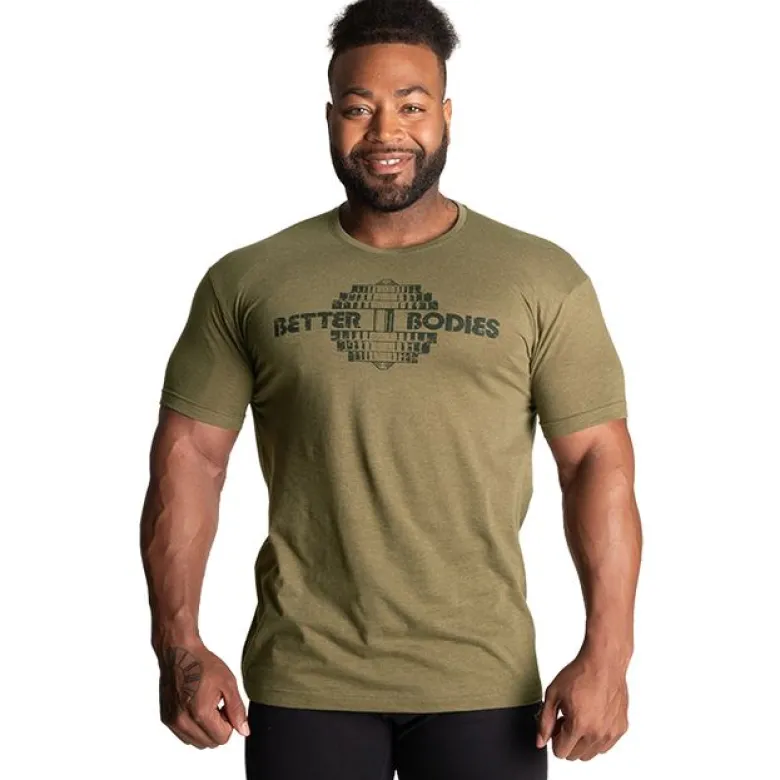 Recruit Tee, Army Green Melange