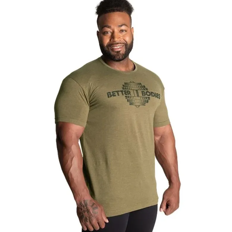Recruit Tee, Army Green Melange