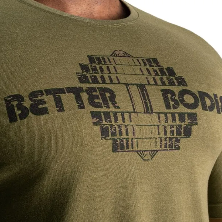Recruit Tee, Army Green Melange