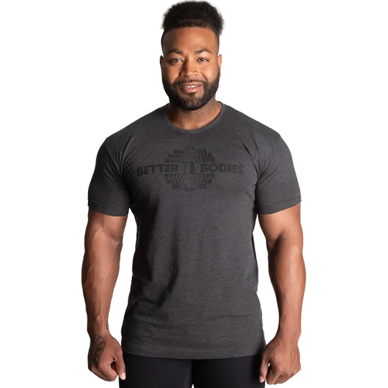 Recruit Tee, Dark Grey Melange