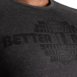 Recruit Tee, Dark Grey Melange