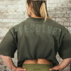 Resolve Oversized T-Shirt Unisex Khaki