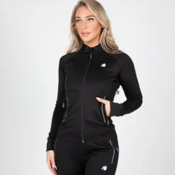 Rochelle Track Jacket, Black