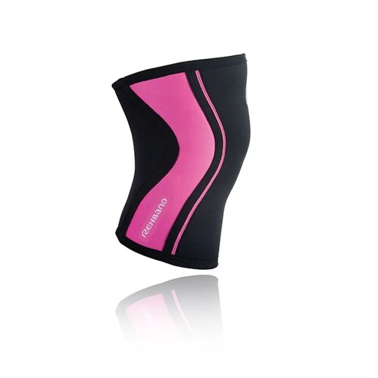 RX Knee Sleeve, 3mm, Black/Pink
