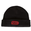 SBD Beanie, Black w/Red