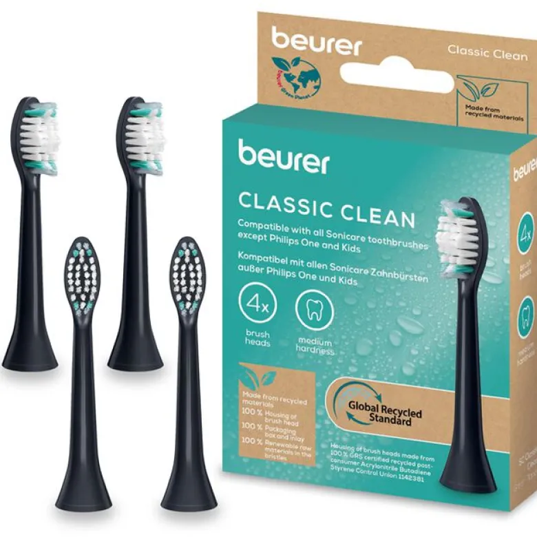 SC Classic Clean Børstehoder 4-pakning