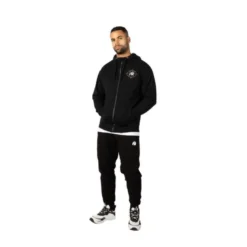 Scofield Zipped Hoodie, Black