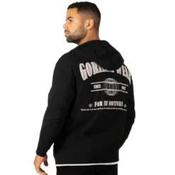 Scofield Zipped Hoodie, Black