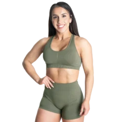 Scrunch Sports Bra, Washed Green