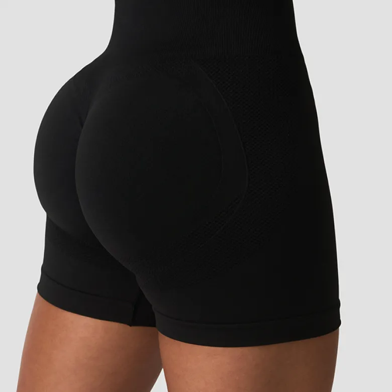 Sculpt Seamless Midi Shorts, Black