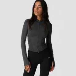 Sculpt Seamless 2-Way Zip LS