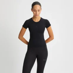Seamless Flex Tee, Black