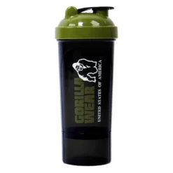 Shaker Compact Svart/Grønn 400 ml + 100 ml