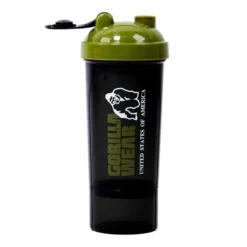 Shaker Compact Svart/Grønn 400 ml + 100 ml