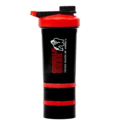 Shaker 2 Go Svart/Rød 500 ml + 130 ml x 2