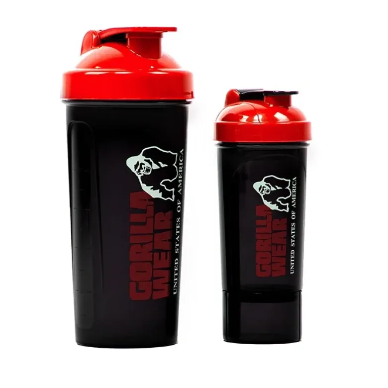 Shaker XXL Svart/Rød 1000 ml