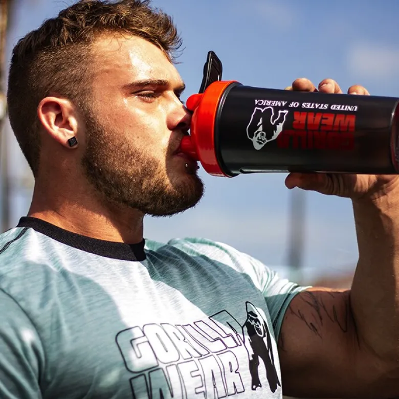 Shaker XXL Svart/Rød 1000 ml