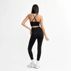 Signature Seamless Tights, Black