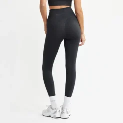 Signature Seamless Tights, Iron Grey