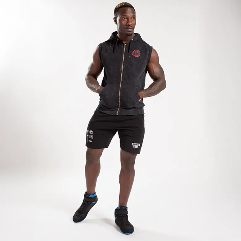 Silverdale Sleeveless Hoodie, Black