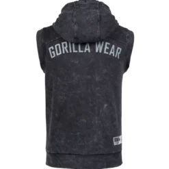 Silverdale Sleeveless Hoodie, Black
