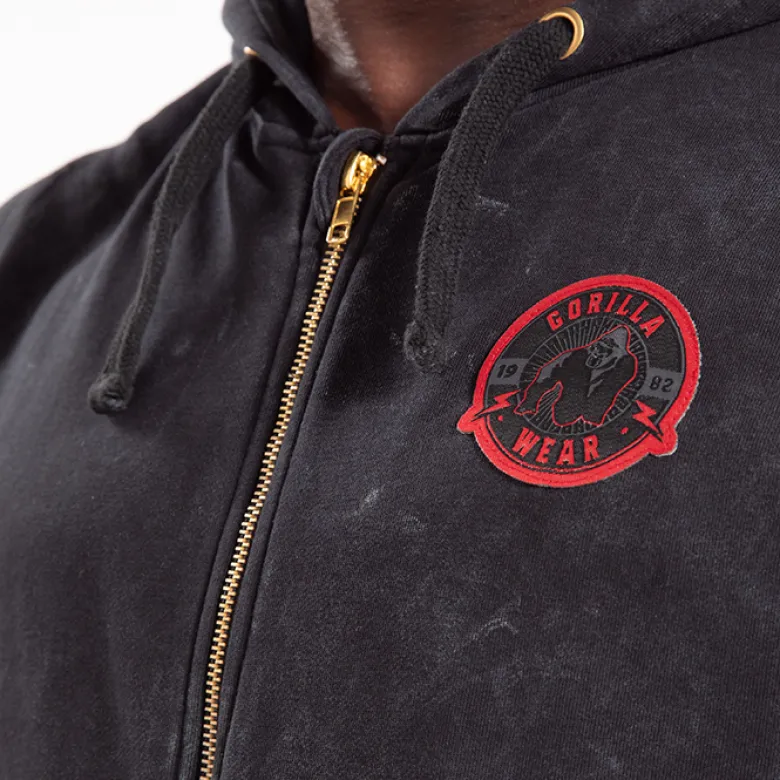 Silverdale Sleeveless Hoodie, Black