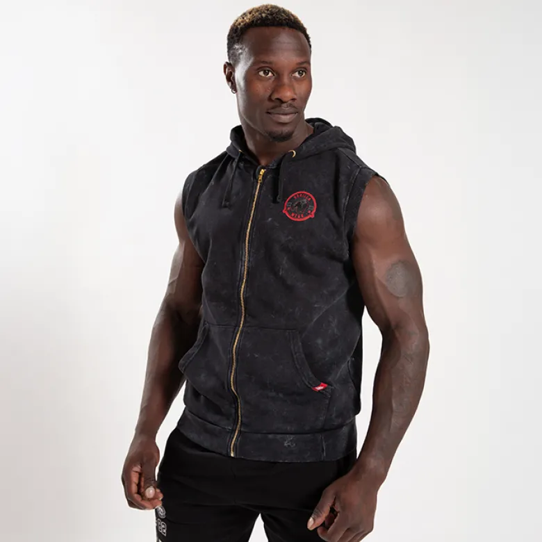 Silverdale Sleeveless Hoodie, Black