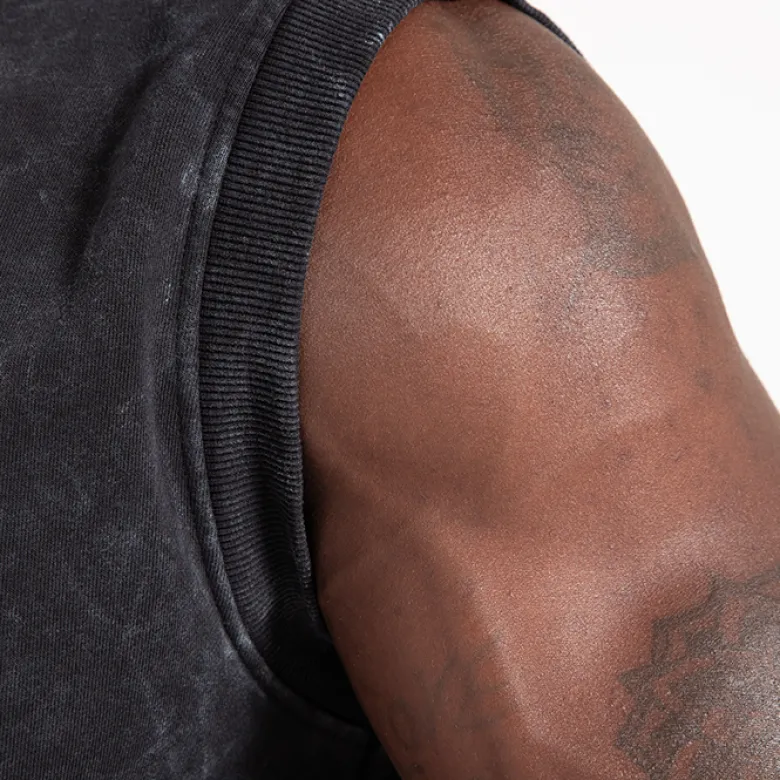 Silverdale Sleeveless Hoodie, Black