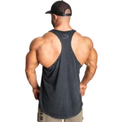 Skull T-back, Washed Black