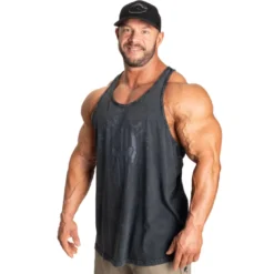 Skull T-back, Washed Black