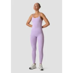 Smooth Seamless 2-in-1 Strappy Tank, Pastel Lilac