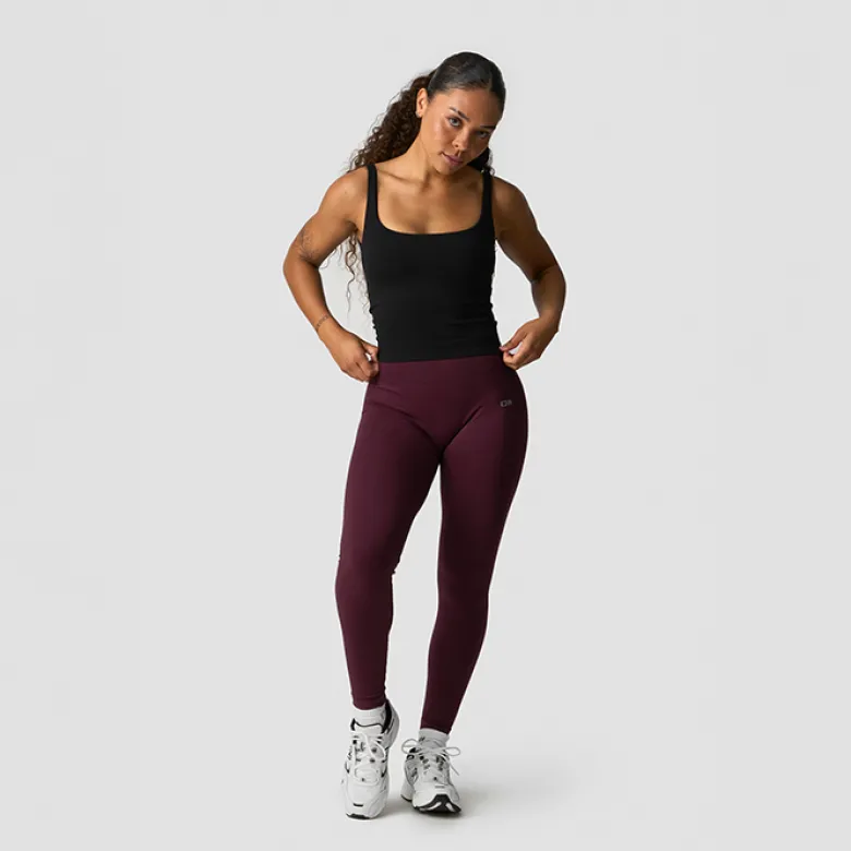 Smooth Seamless 2-in-1 Tank, Black