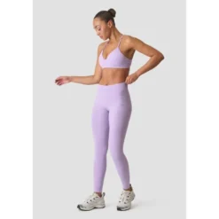 Smooth Seamless Strappy Sports Bra, Pastel Lilac
