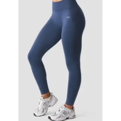 Smooth Seamless Tights, Dusty Twilight Blue