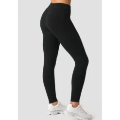 Smooth Seamless V-Shape Tights, Black