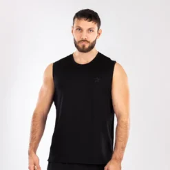 Star Mesh Tank, Black