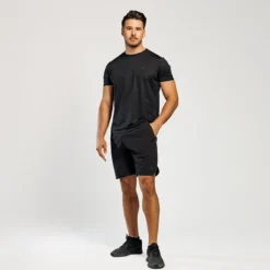 Star Mesh Tshirt Black