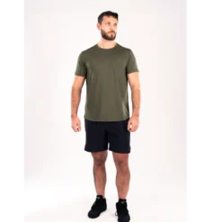 Star Mesh T-shirt Moss Green