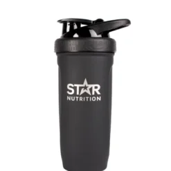 Star Nutrition Stainless Steel Shaker Black 900ml